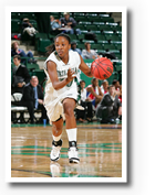 Mean Green basketball player Brittney James