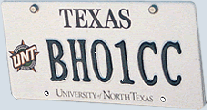 picture of license plate