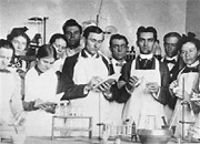 Chemistry lab, 1900