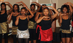 Group of dancers performing