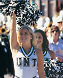 photo of U N T cheerleaders