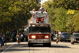 Fire truck in parade