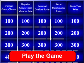Play the Jeopardy-style business quiz show game