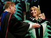 UNT President Gretchen M. Bataille at her inauguration