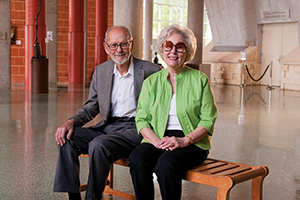 Horace and Euline Brock  ('74 Ph.D.) (Photo by Jonathan Reynolds)