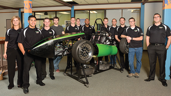 Mean Green Racing team (Photo by Michael Clements)