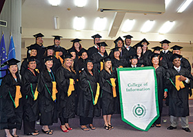 This summer, 31 students earned degrees from the UNT College of Information's online master's degree program in library science through LEAP: Library Education for the U.S.-Affiliated Pacific. (Photo by Karleen Manuel Samuel)