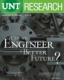 2014 UNT Research magazine cover