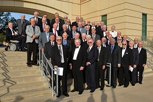 Members of the Geezle fraternity (Photo by Gary Payne)