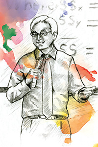 Pradit Wanarat ('94 Ph.D.), President of the National Institute of Development Administration in Bangkok, Thailand, in Asia.