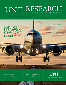2015 UNT Research magazine cover