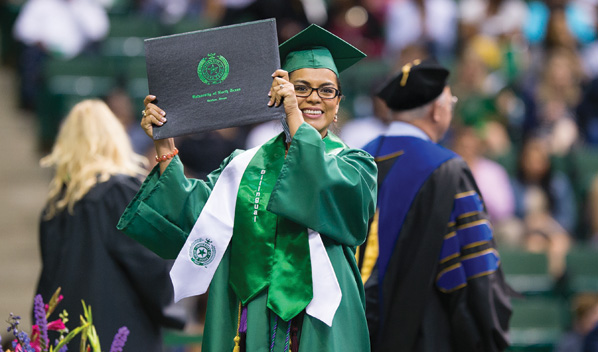 2015 University of North Texas graduate (Photo by Michael Clements)