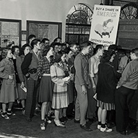 1942 students at the post office