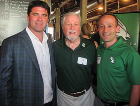 From left to right, Seth Littrell, Michael Davidson and Grant McCasland.