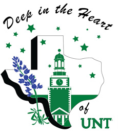 Homecoming 2017 Deep in the Heart of UNT logo