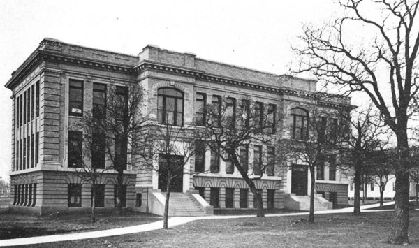 In 1910, W.N. Masters established the chemistry department and moved into the brand new Science Building, located on Avenue A where the Language Building is today. (The Science Building was removed in 1967).