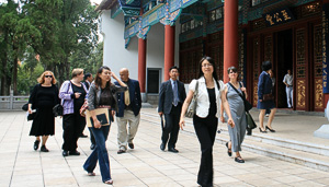 UNT delegation to China (Photo courtesy of UNT-International)