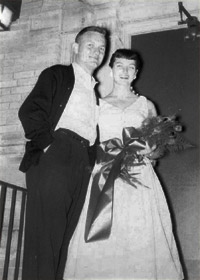 Beverly Ann Tidmore (’55) and Thomas Leeth (’55)