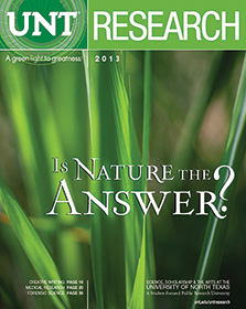 2013 UNT Research magazine cover