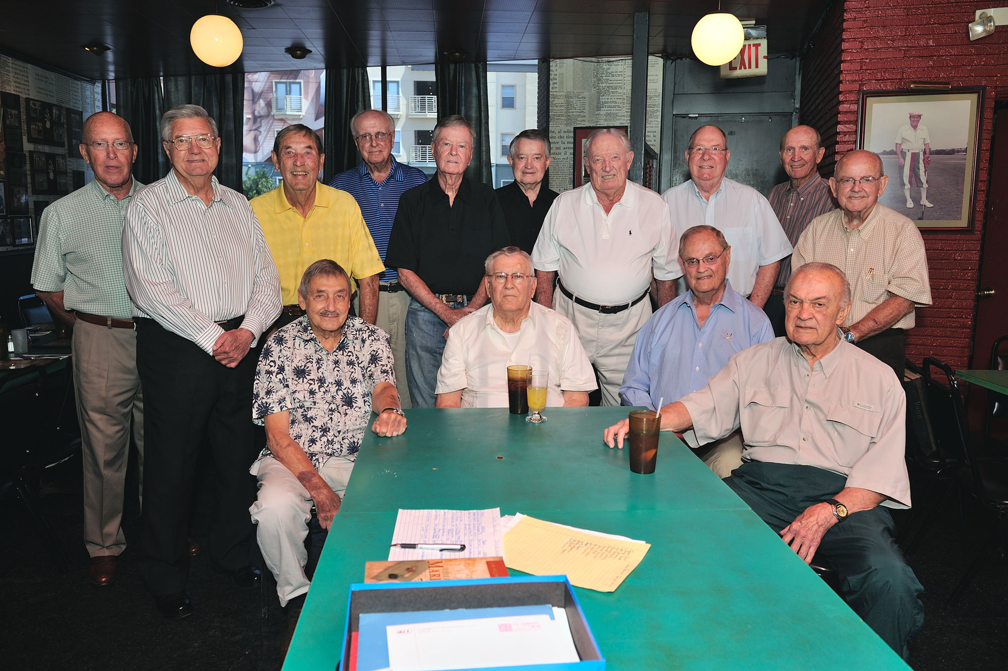 Talons from the 1940s and '50s got together in July to share stories at Campisi's Egyptian Lounge in Dallas.