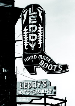 Leddy Brothers, Fort Worth Stockyards, 1988