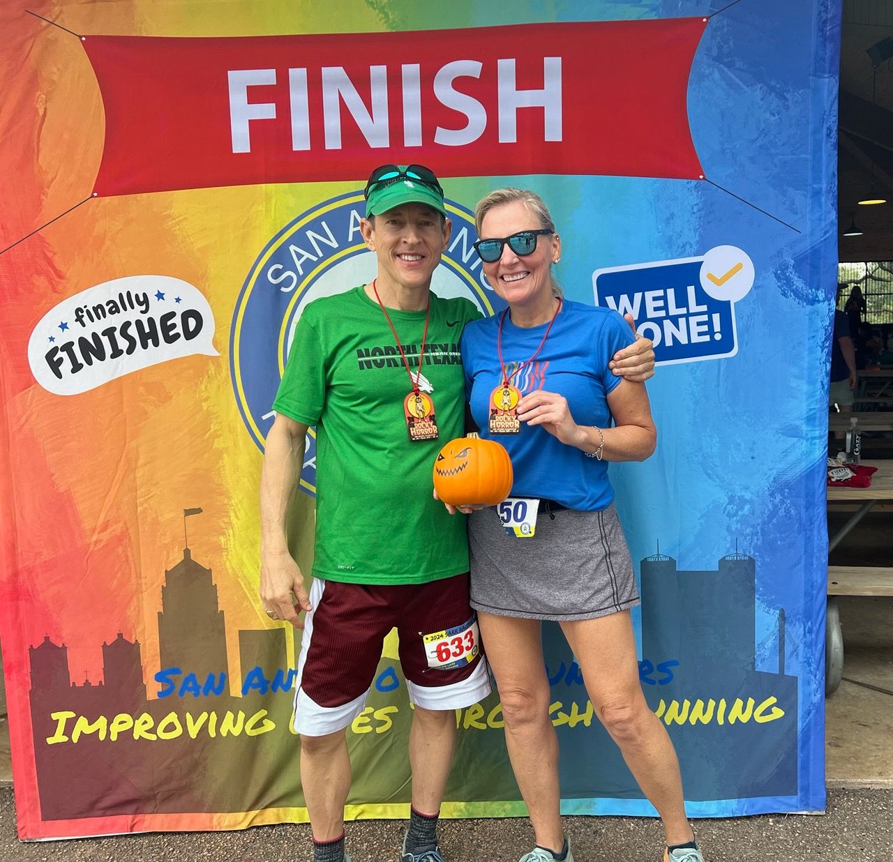 Bret Adams with friend Robin