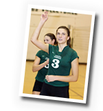 Mean Green volleyball record holder, Corina Marginas