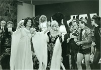 Linda Lackey plays Mae West in a sketch for the Carol Burnett Show
