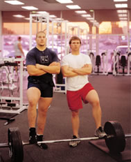 Andrew Harbour (left) and Bobby Claxton