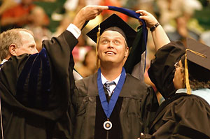 Graduate at the May 2006 commencement