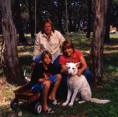 Ray Wylie Hubbard, wife Judy and their son, Lucas.