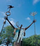 photo of one of Bill Worrell's scuplture