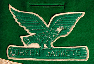 Embroidered Green Jackets emblem