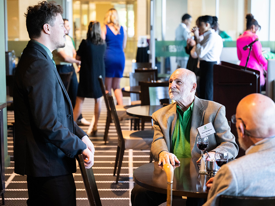 Stev Brodbeck (seated)