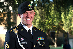 U.S. Army Sgt. Steven Davidson (Photo by Gary Payne)