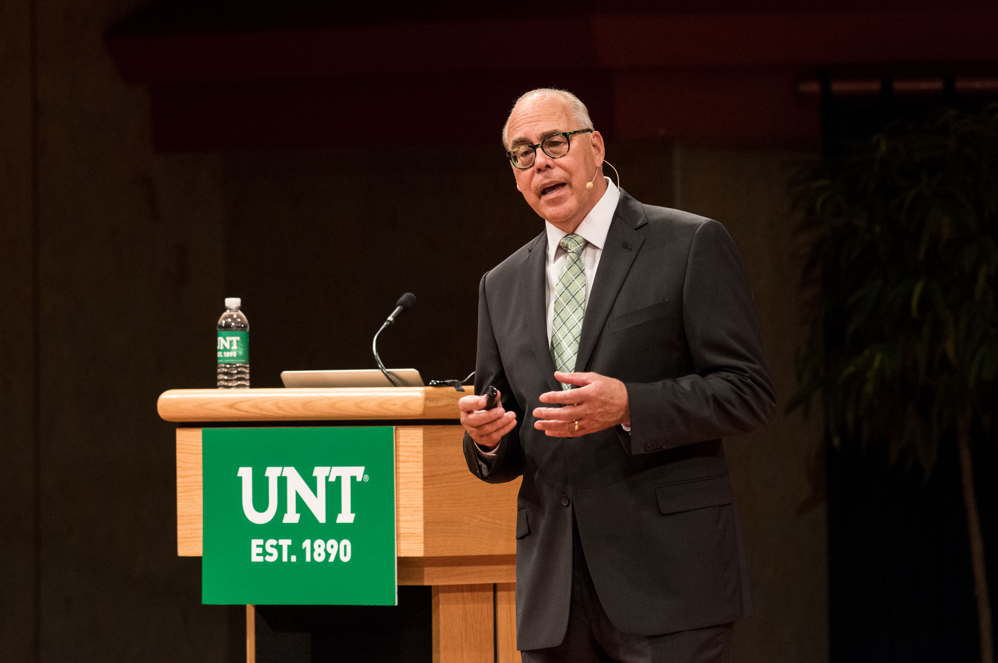 President Neal Smatresk delivers his State of the University address.