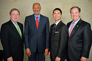 Pictured left to right, Glen Whitley, Milton Lee, Rudy Reynoso and Rusty Reid. (Photo by Michael Clements)