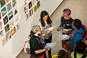 College of Visual Arts and Design students during First Flight Week.