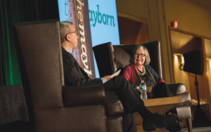 Acclaimed journalist and author Barbara Ehrenreich was this year's keynote speaker at the 11th annual Mayborn Literary Nonfiction Conference in July. (Photo by Ahna Hubnik)