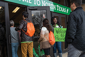 Prospective students attend UNT Preview (Photo by Ahna Hubnik)