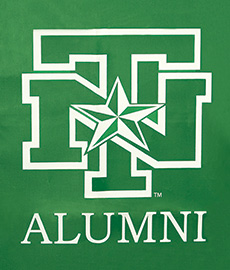 UNT Alumni Association garden flag