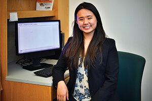 Amber Lu ('17 TAMS) (Photo by Michael Clements)