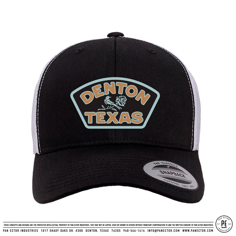 Denton logo on hat