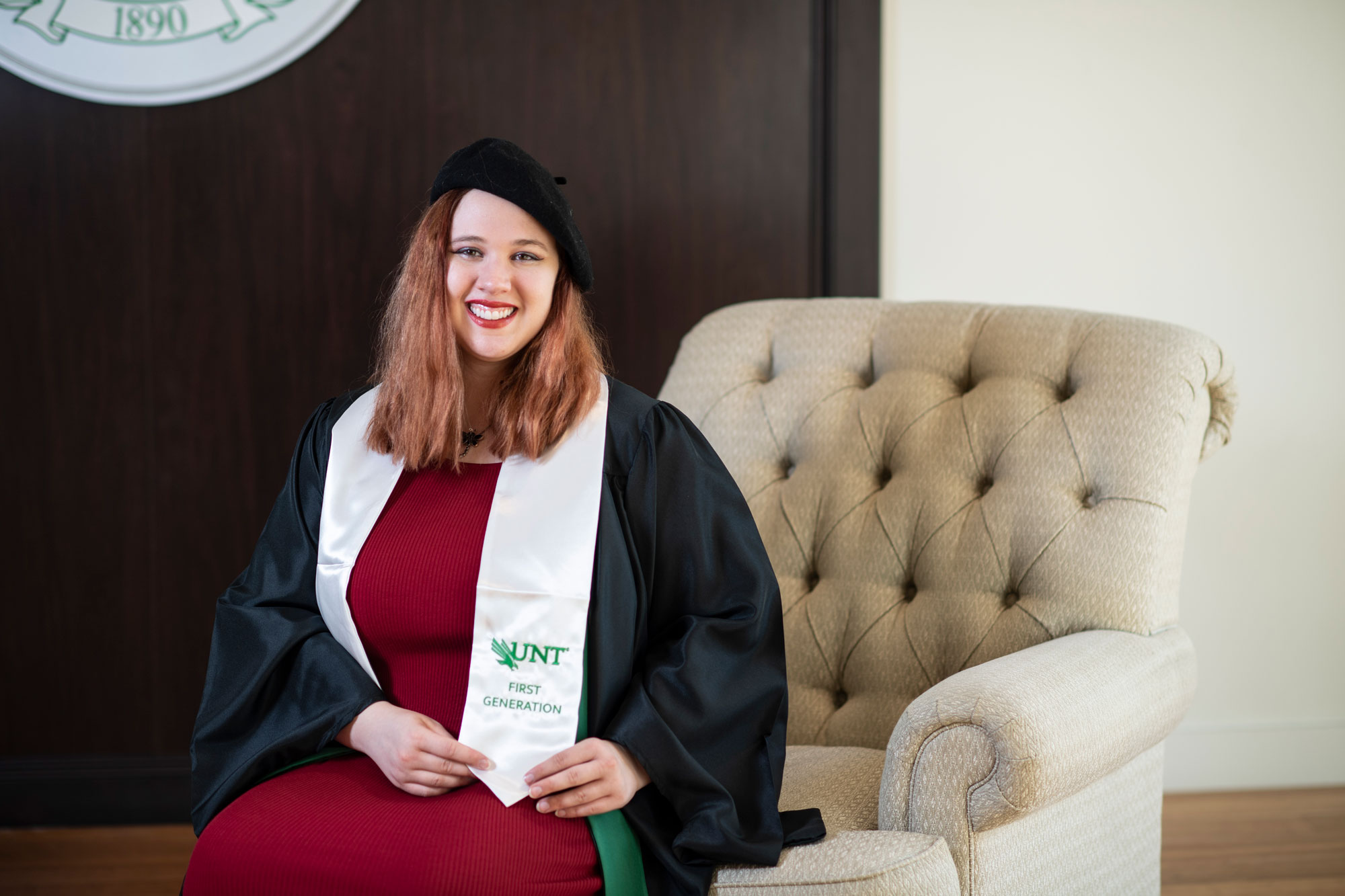 Alexandria Abbrat (’20) is a graduate student assistant at the First Generation Success Center who is herself a first-gen student. She will graduate with a master’s degree in higher education in May.
