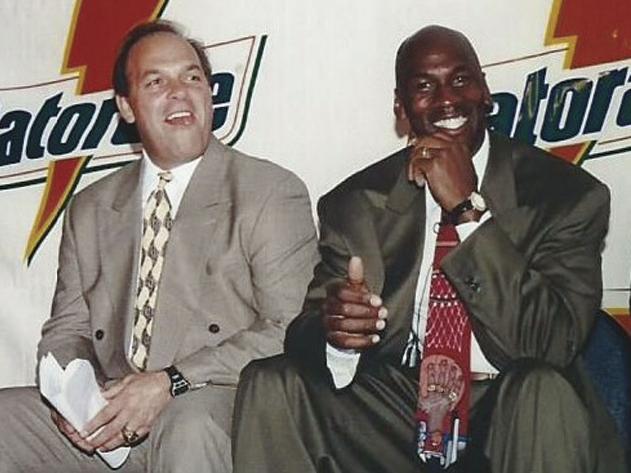 Bill Schmidt and Michael Jordan