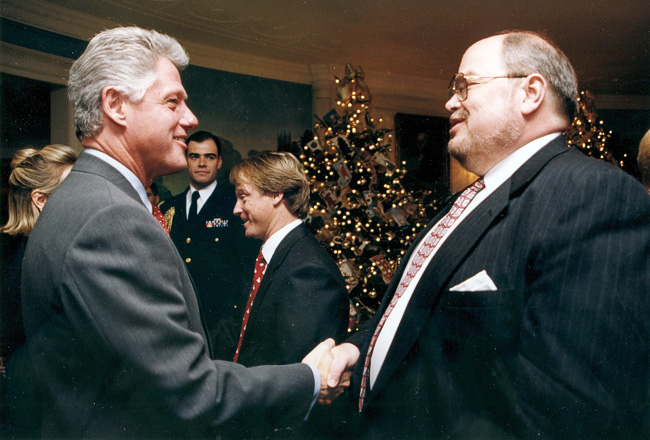 Cragg Hines with Bill Clinton