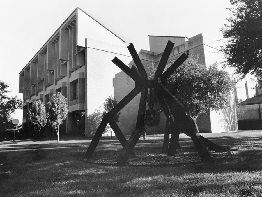 UNT Art Building exterior, 1973