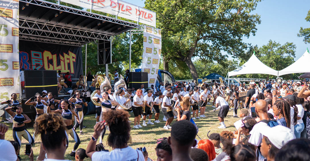 Attendees enjoy performances at For Oak Cliff's annual Back to School Festival.