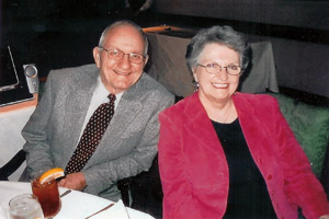 Beverly Ann Tidmore (’55) and Thomas Leeth (’55)
