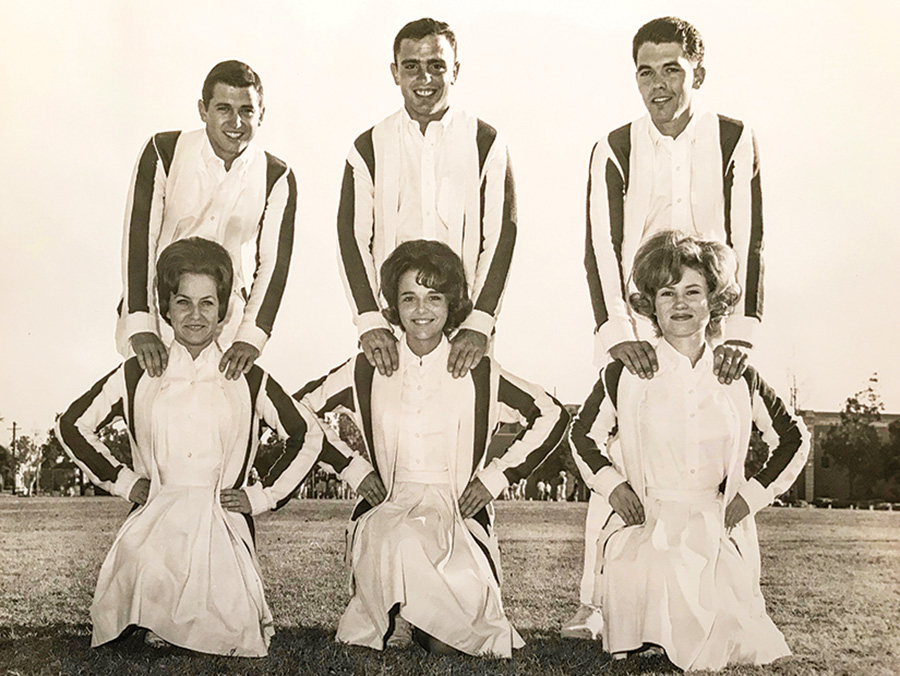 1964 UNT cheerleaders